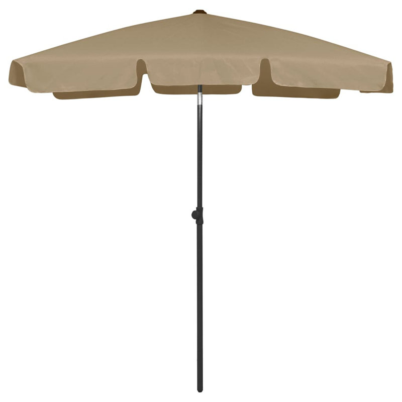 Arlmont & Co. Dimondale 70.9'' x 47.24'' Rectangular Beach Umbrella